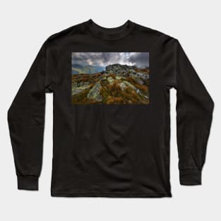 Alpine landscape in a cloudy day Long Sleeve T-Shirt